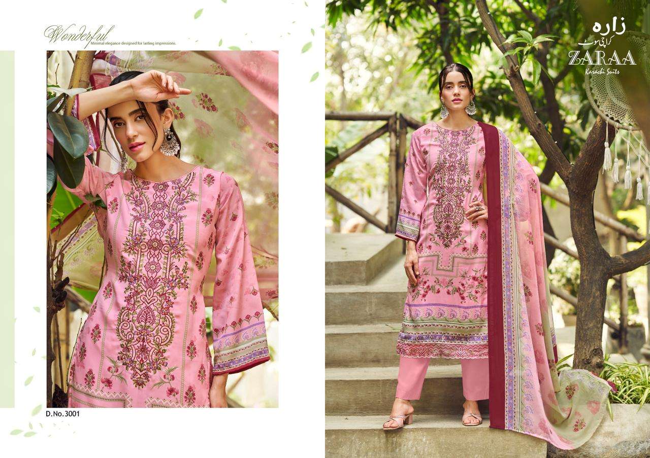 ZARAA HAFSA VOL 3 FRANCH CRAP DIGITAL PRINT SUIT FOR UNSTITCH CLOTH SURAT MARKET ZARAA HAFSA VOL 3 FRANCH CRAP DIGITAL PRINT SUIT FOR UNSTITCH CLOTH SURAT MARKET